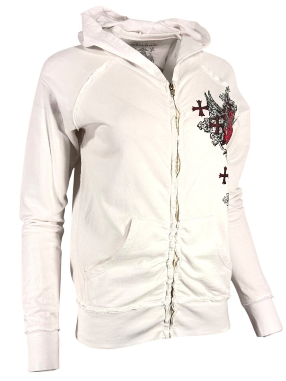 Archaic by Affliction Women's Zip Up Hoodie Verwood - Picture 5 of 9